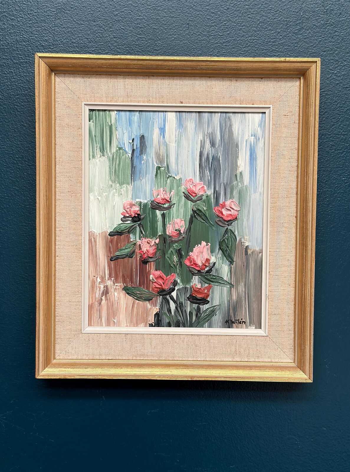 “Floral Impasto” by A. Wilén