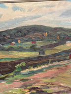 “Landscape with Huts” by Stig Westling