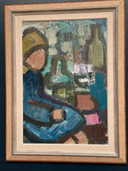 “Figure and Bottle ” by Gösta Falck
