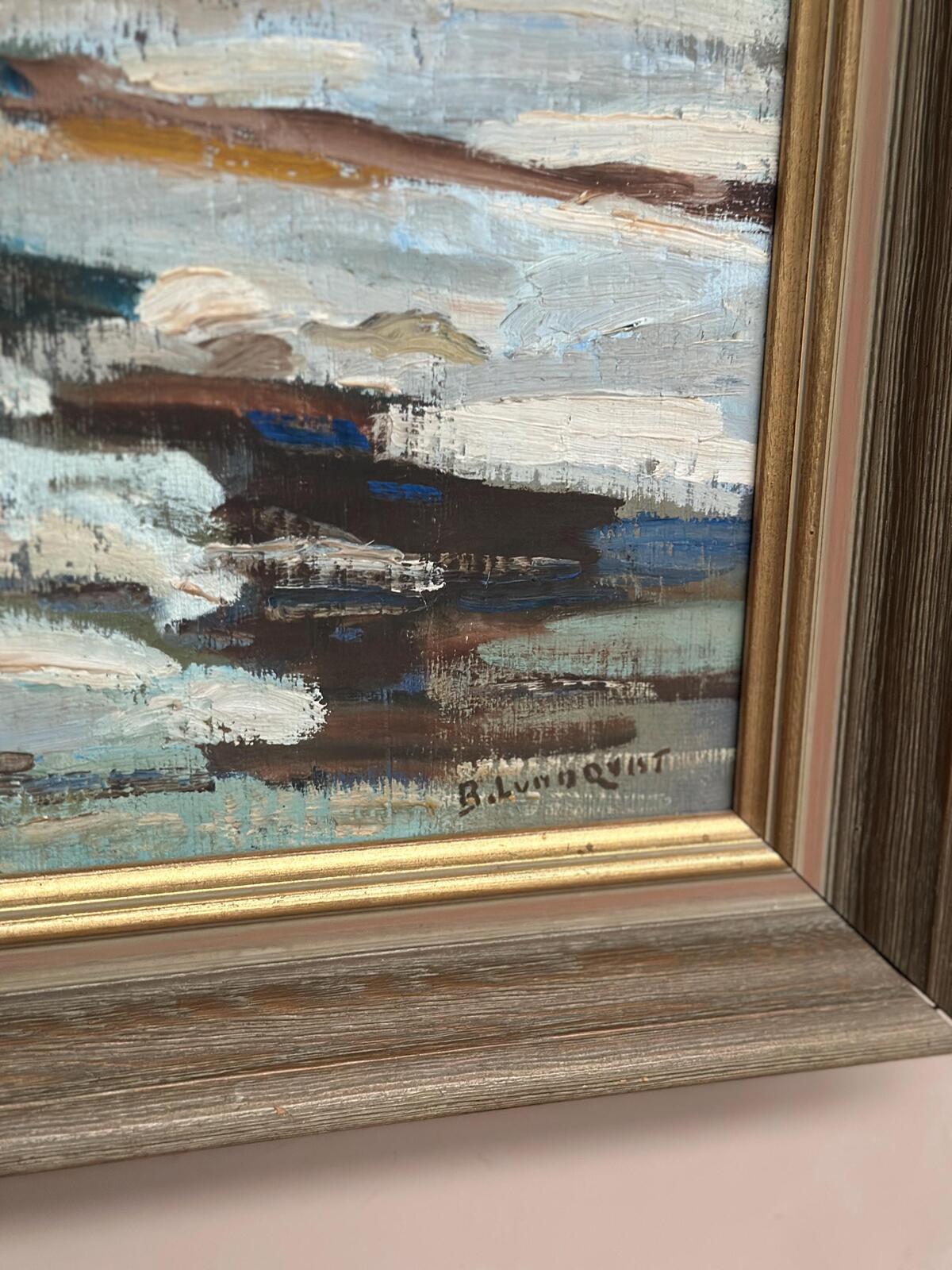 “Winter Landscape” by B. Lundqvist