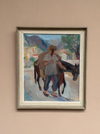 “Man with Horse” by Pelle Johanson