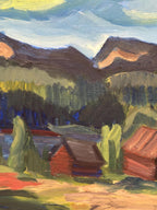 Mountain Landscape by Kerstin Flyckt