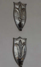 Pair Of Swedish Pewter Sconces