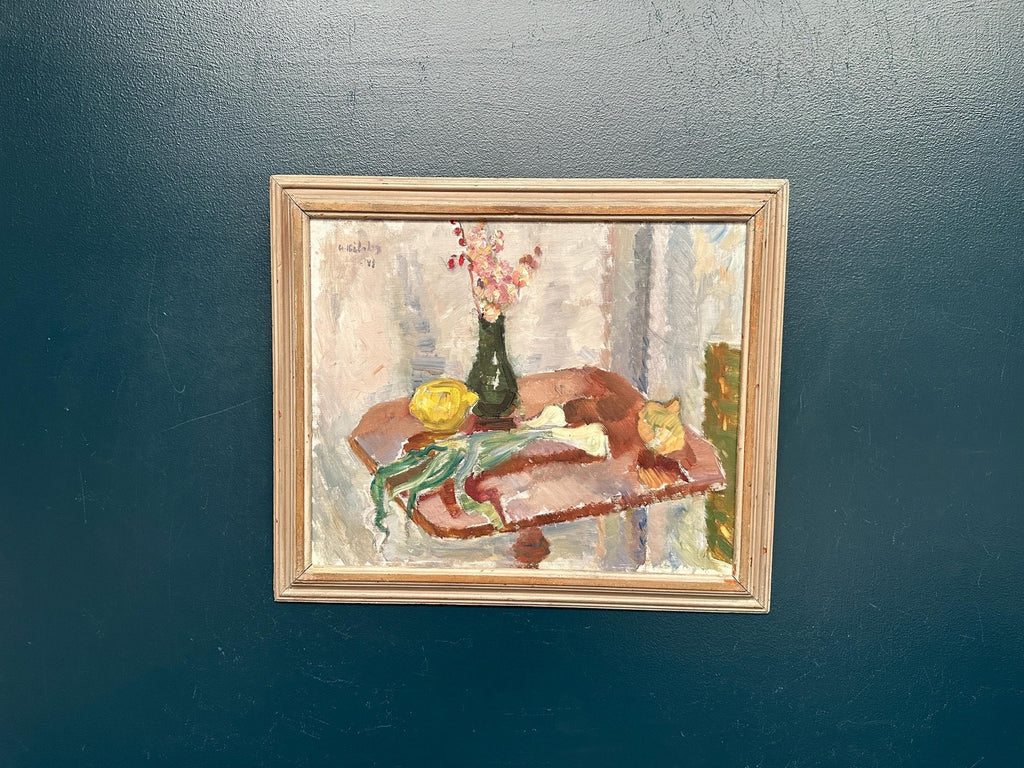 “Vase and Vegetables” by Arne Kilsby
