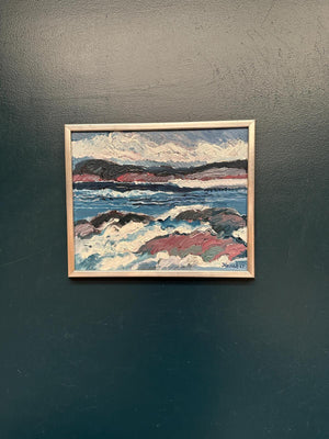 “Coastal Landscape” by Allan Horsak (1937–2004)