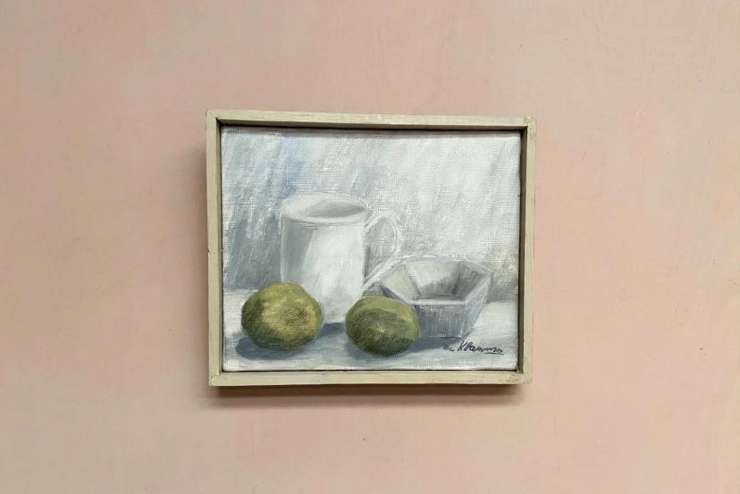 “Jug, Bowl and Fruits” by Main Klarmo‑Kärred