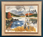 “Landskap med Björkar” by Ivar Hjertqvist