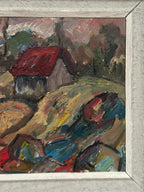 “Cottage with a Red Roof” by Nils Grahmstad