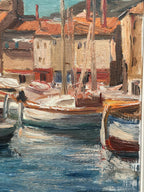 “Boats in the Harbor” by Ellis Wallin