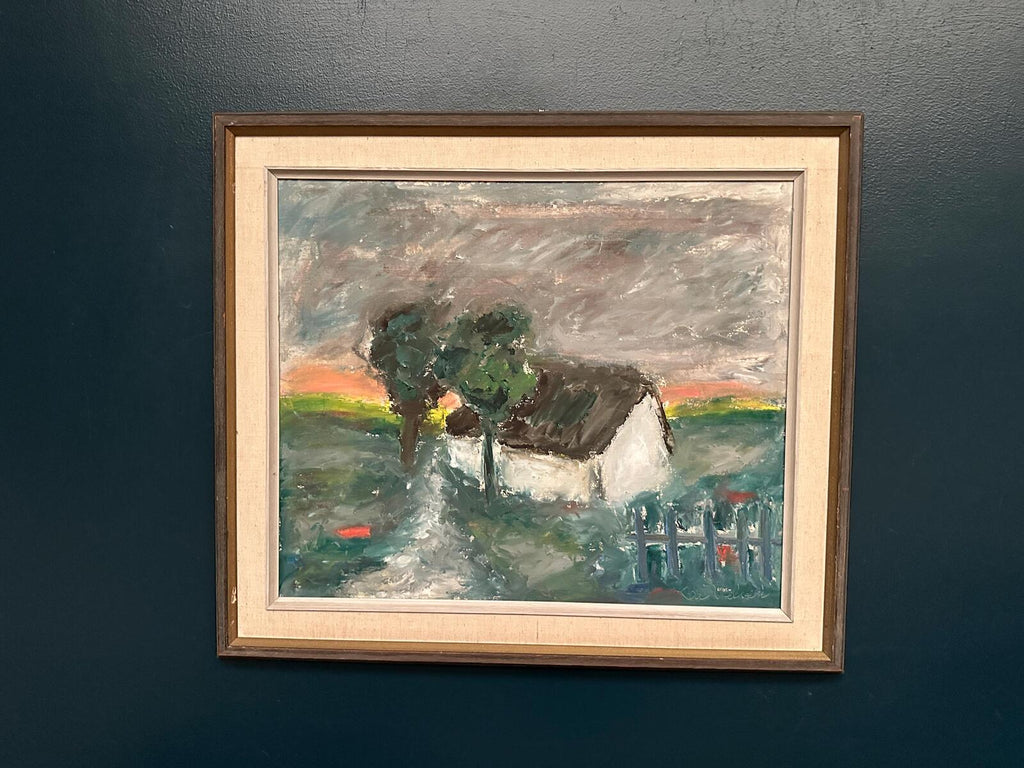 “Landskap med hus” by Kai Nielsen