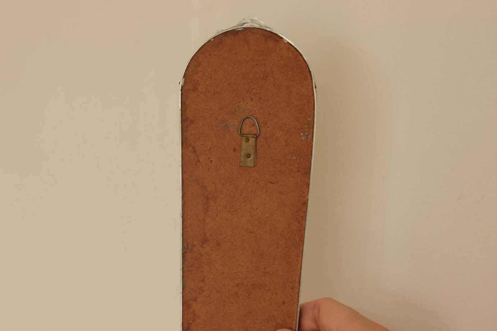 Pair of Mid Century Swedish Pewter Sconces with Mirror