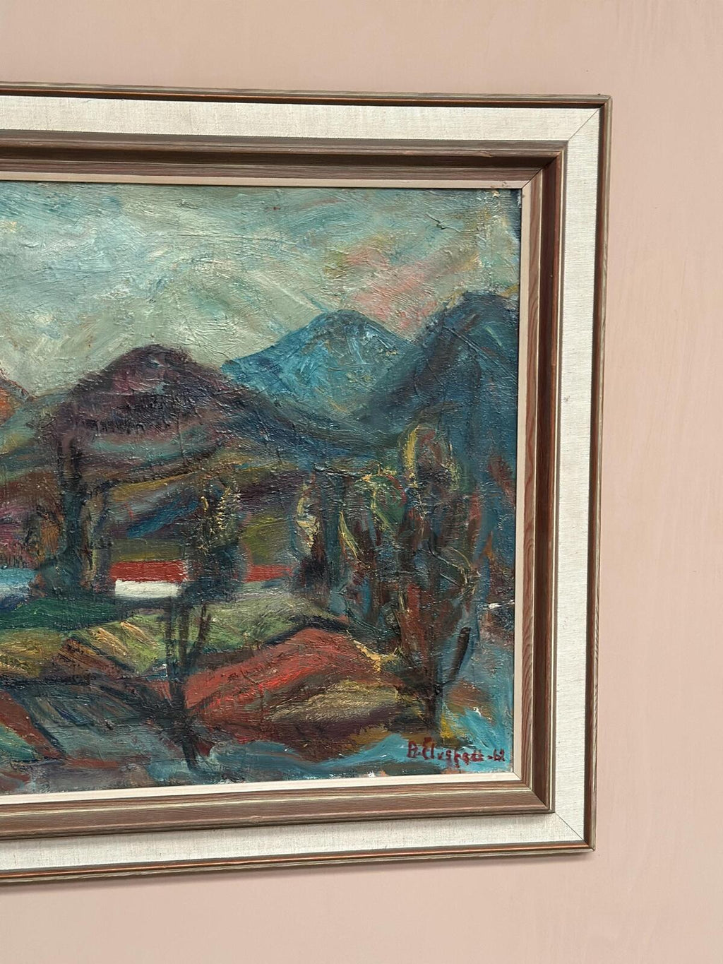 “Hut Between Hills” by B. Elvsfedt