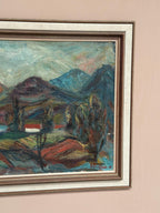 “Hut Between Hills” by B. Elvsfedt