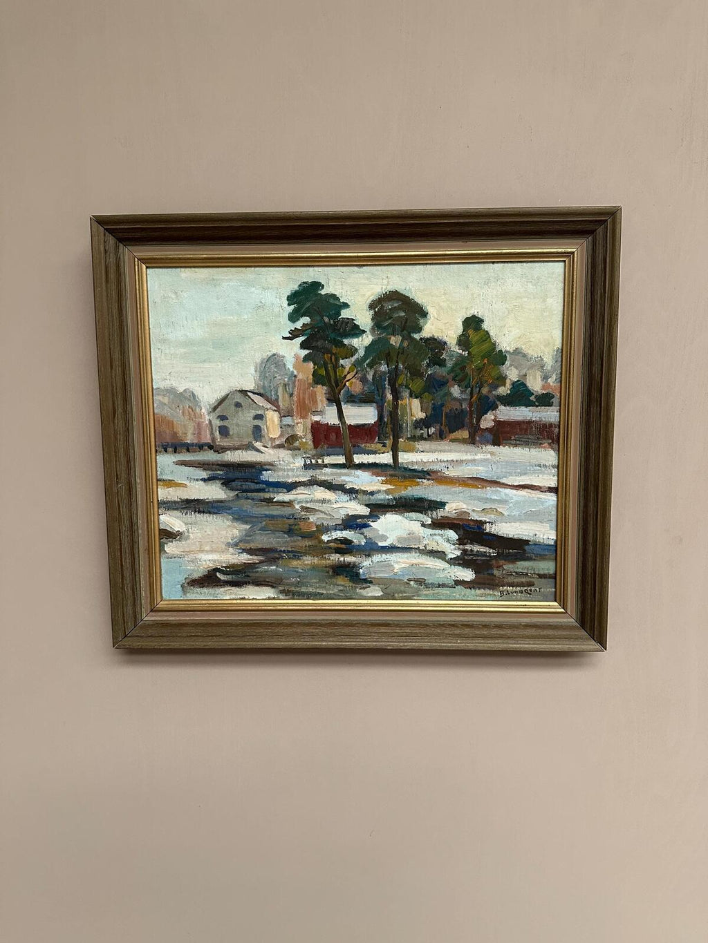 “Winter Landscape” by B. Lundqvist
