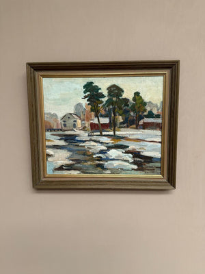 “Winter Landscape” by B. Lundqvist
