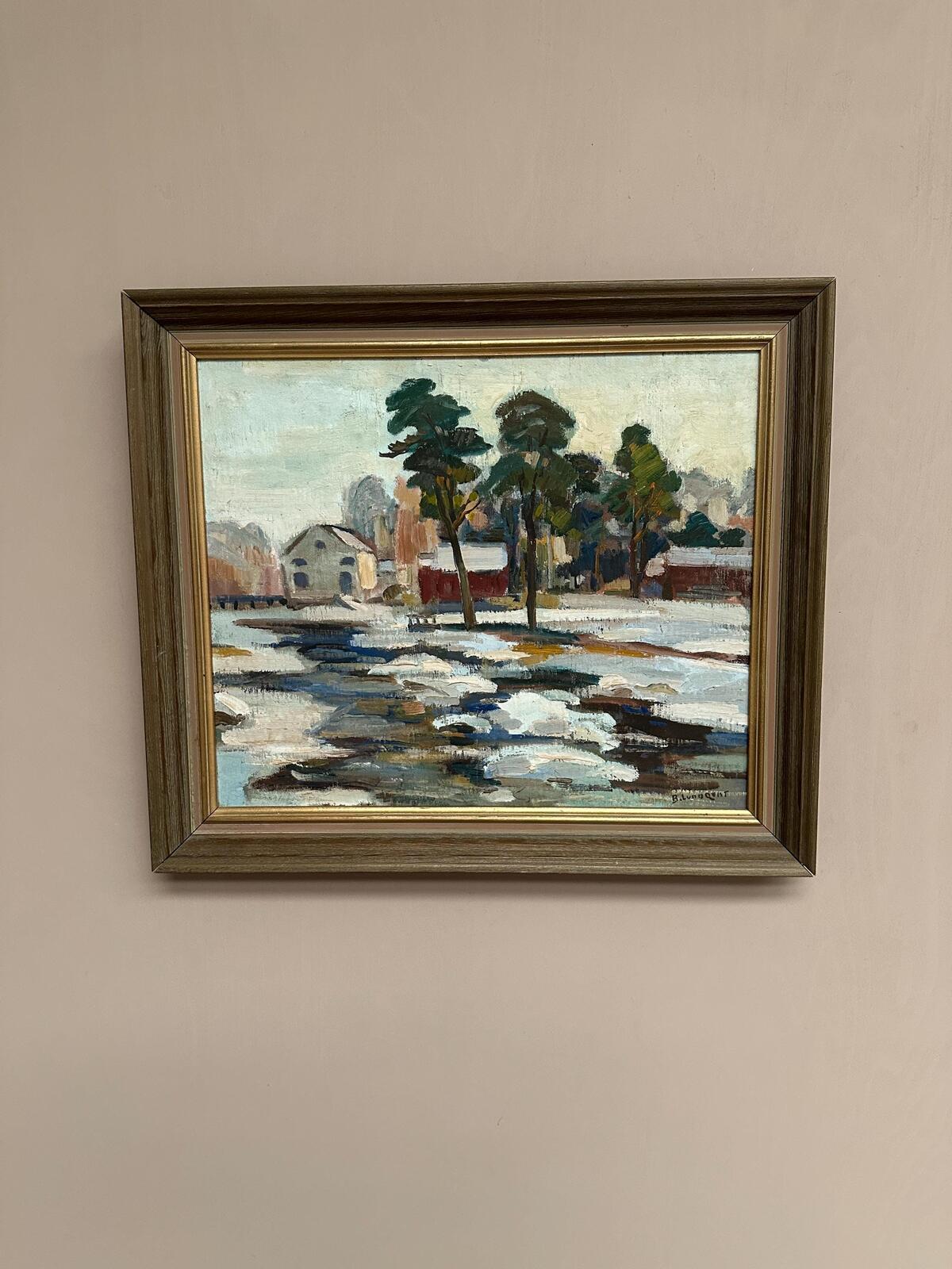“Winter Landscape” by B. Lundqvist