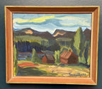 Mountain Landscape by Kerstin Flyckt