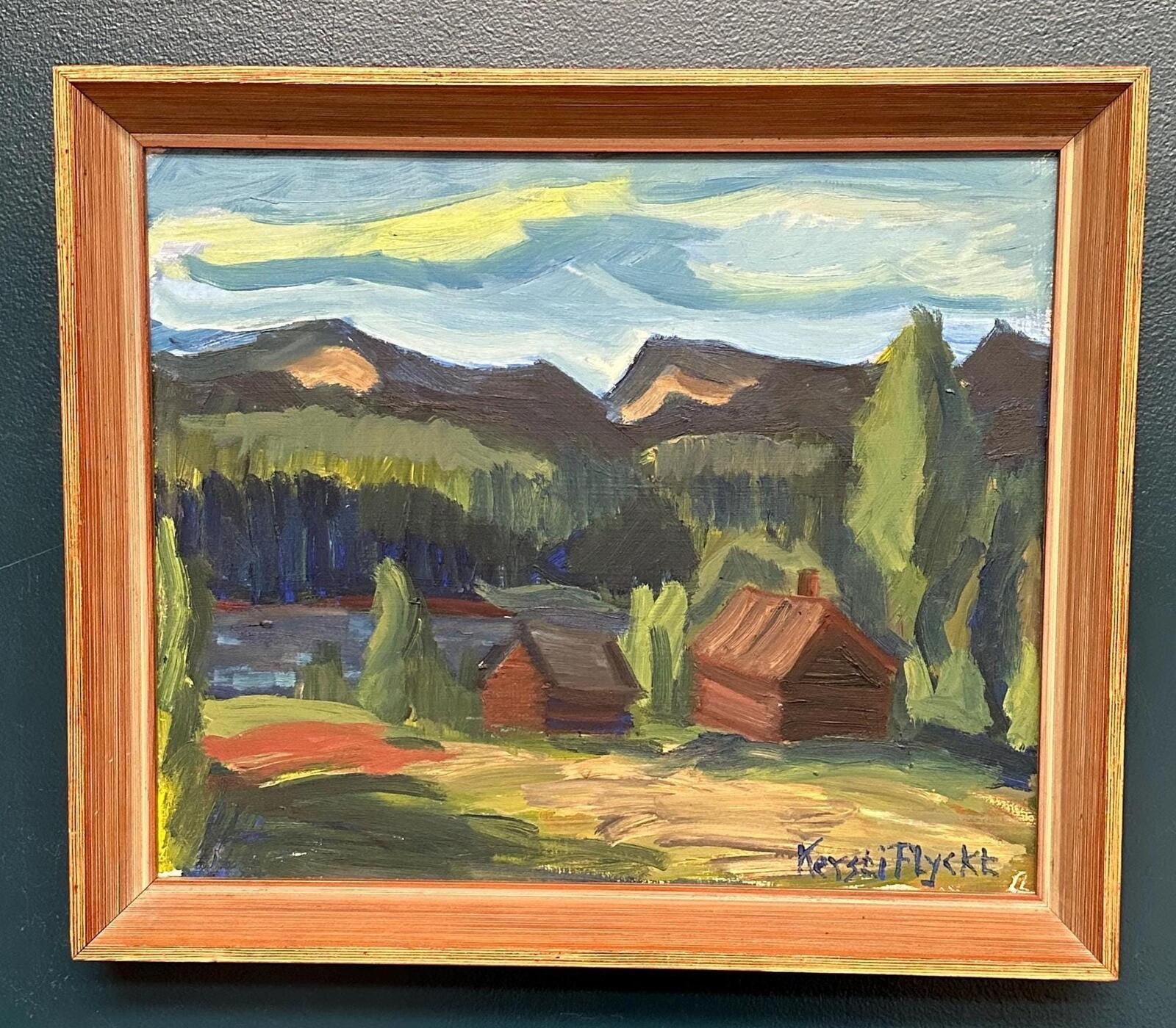 Mountain Landscape by Kerstin Flyckt