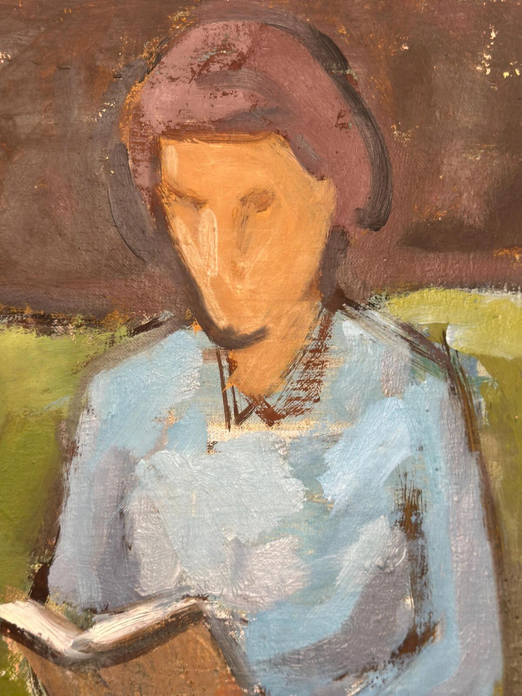 “Woman Reading Book” by Sven Gillgren