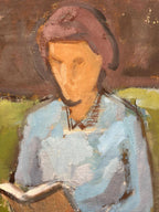 “Woman Reading Book” by Sven Gillgren