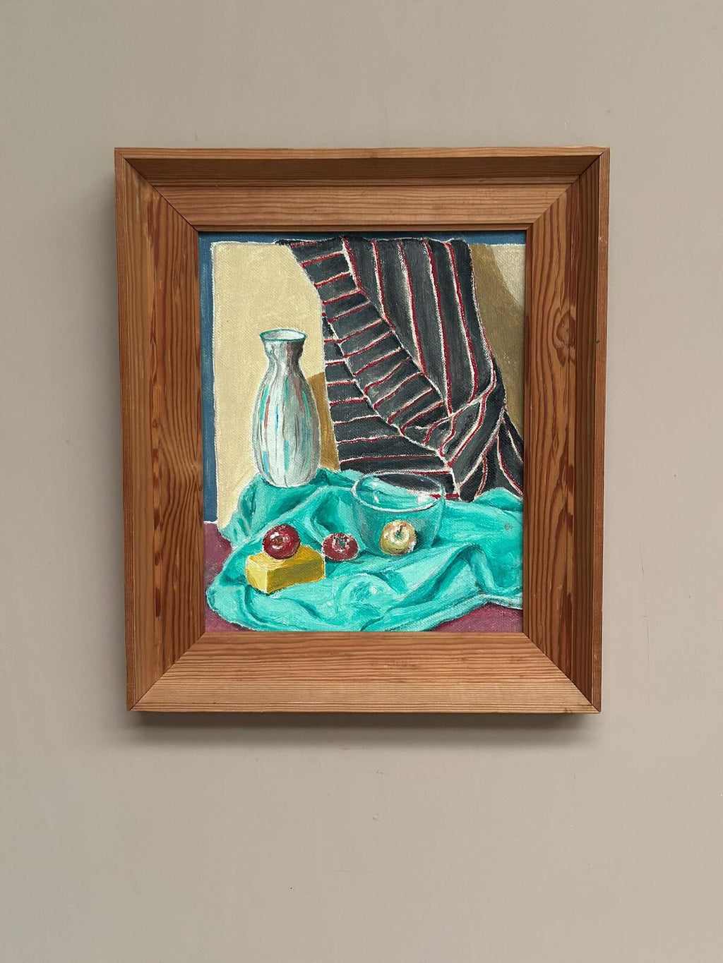 “Still Life with Fruits and Vase” by Sune Lindahl