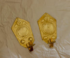 Pair Of Swedish Brass Sconces