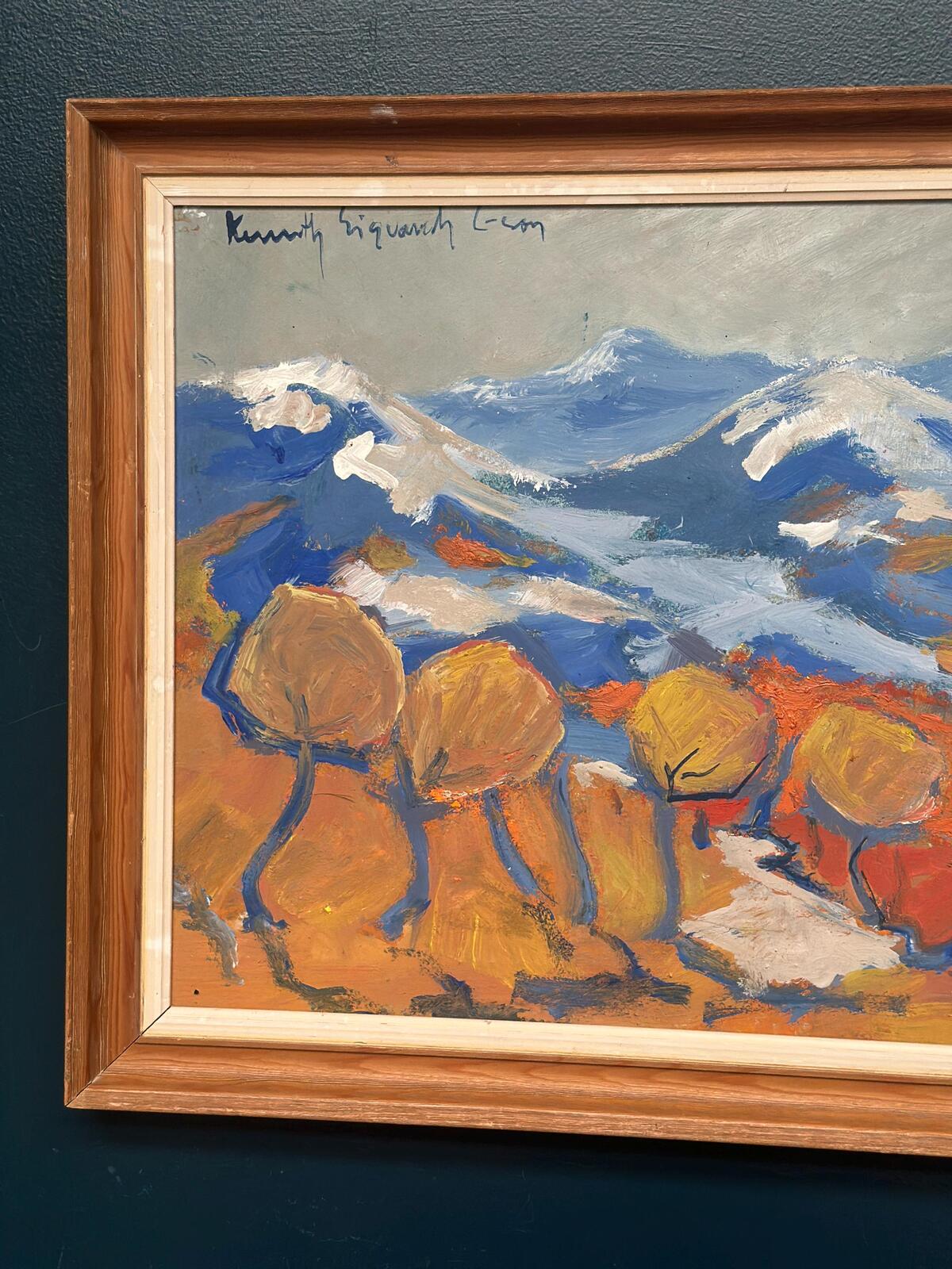 “Trees and Mountains” by Kenneth Sigvard