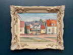 “Village Street with Houses” By N.T