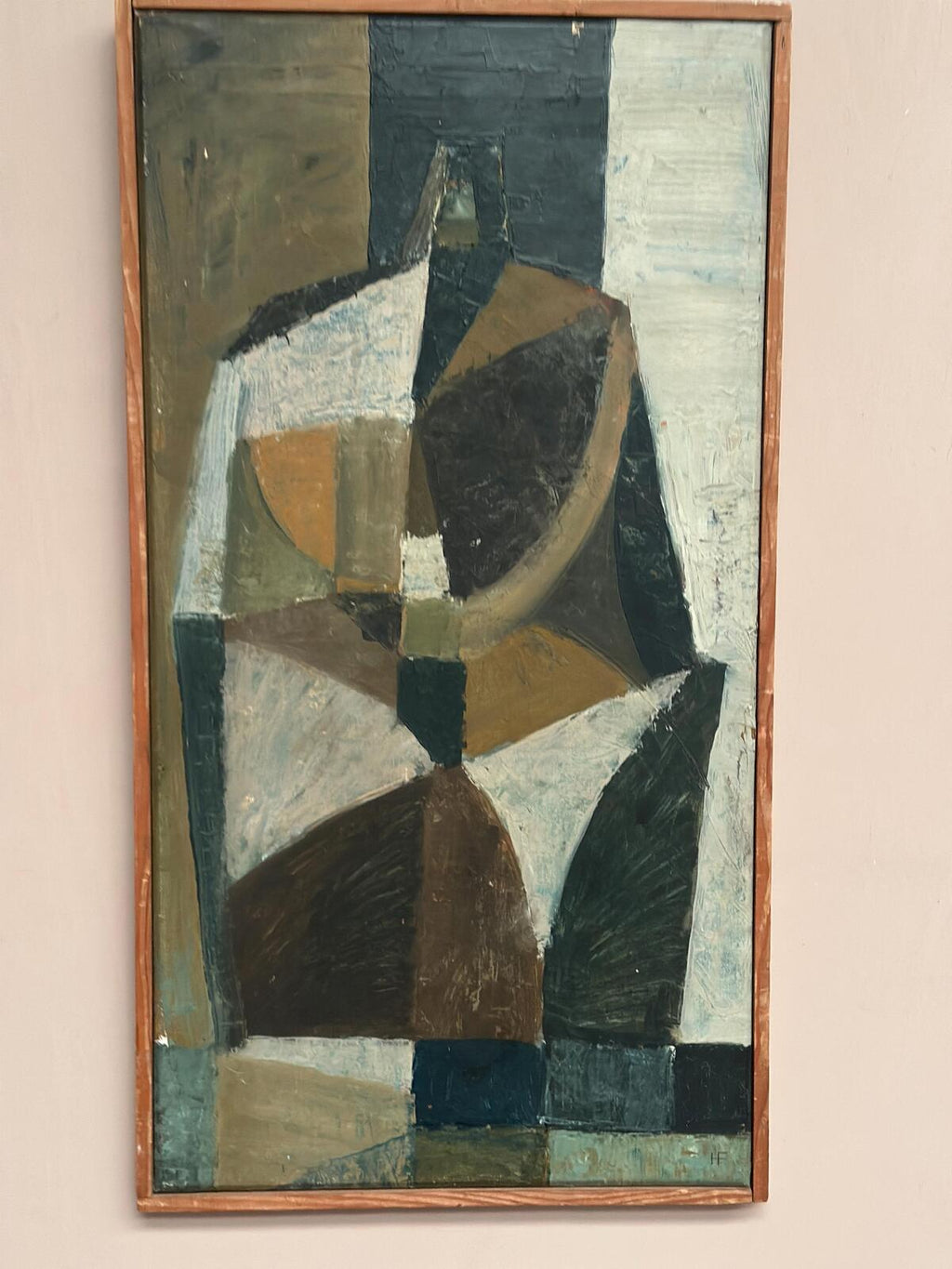 “Abstrakt Komposition” by Hans Fritzdorf (1927–1990)