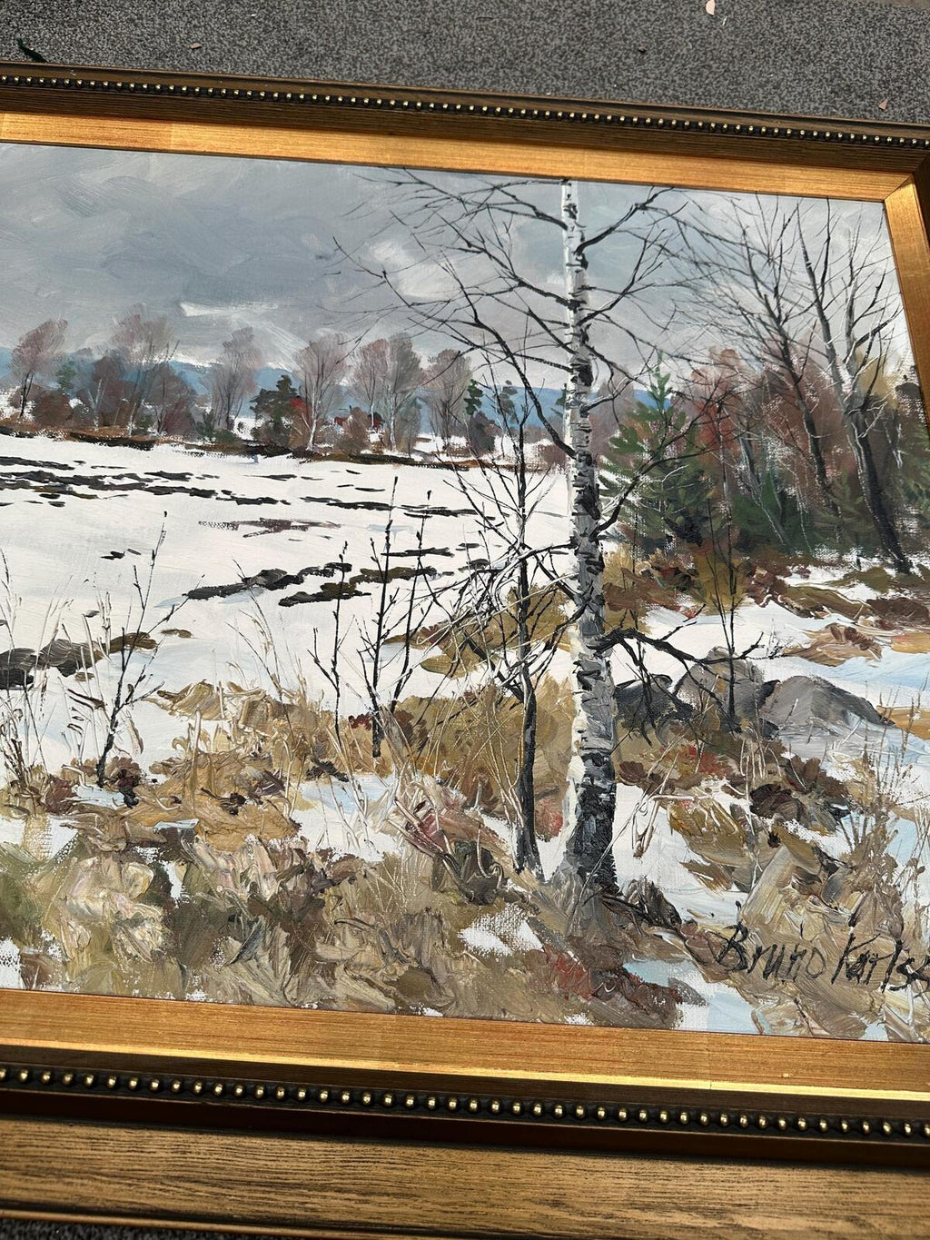 “Landscape” by Gösta Bruno Karlsson (1927–2020)