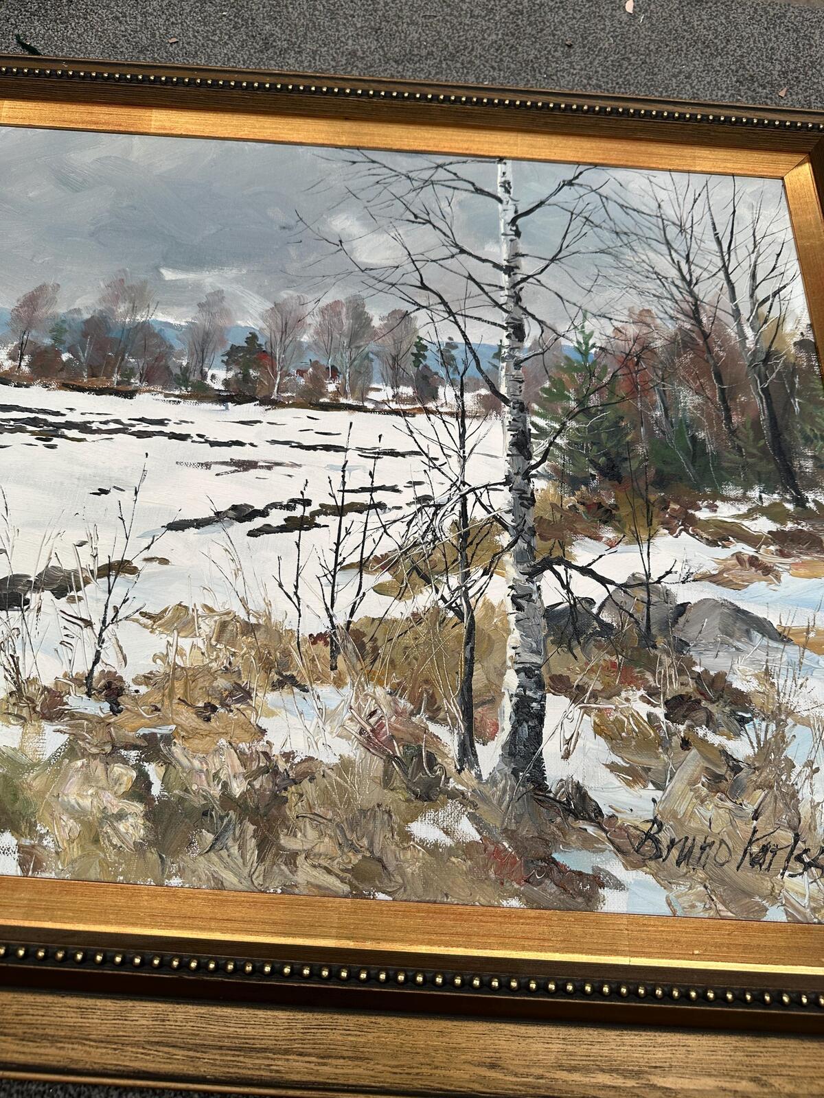 “Landscape” by Gösta Bruno Karlsson (1927–2020)