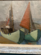 “Motif with Sailboats” by Birgit Forsell (1909–2003)