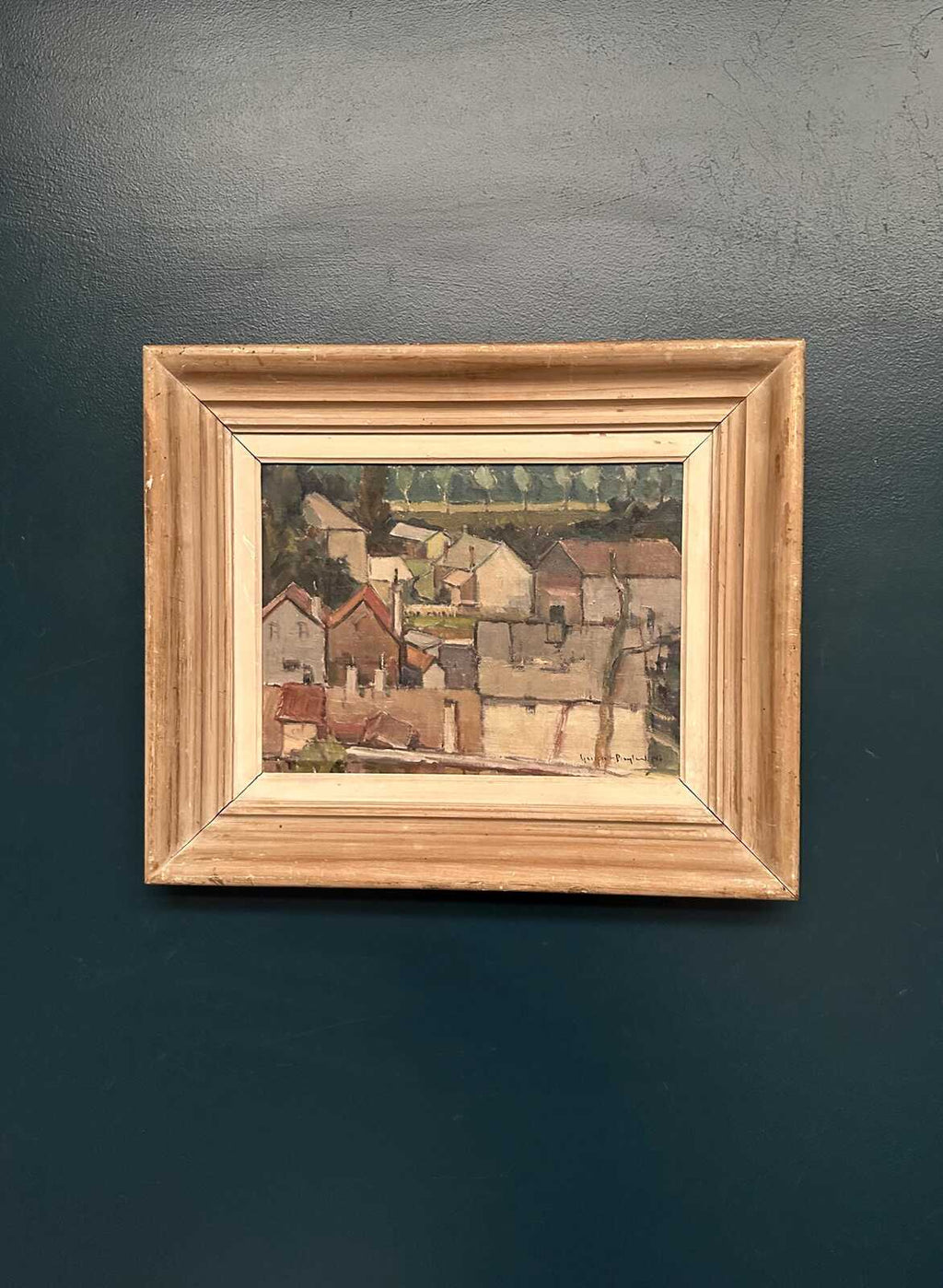 Landscape with Geometric Houses