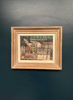 Landscape with Geometric Houses