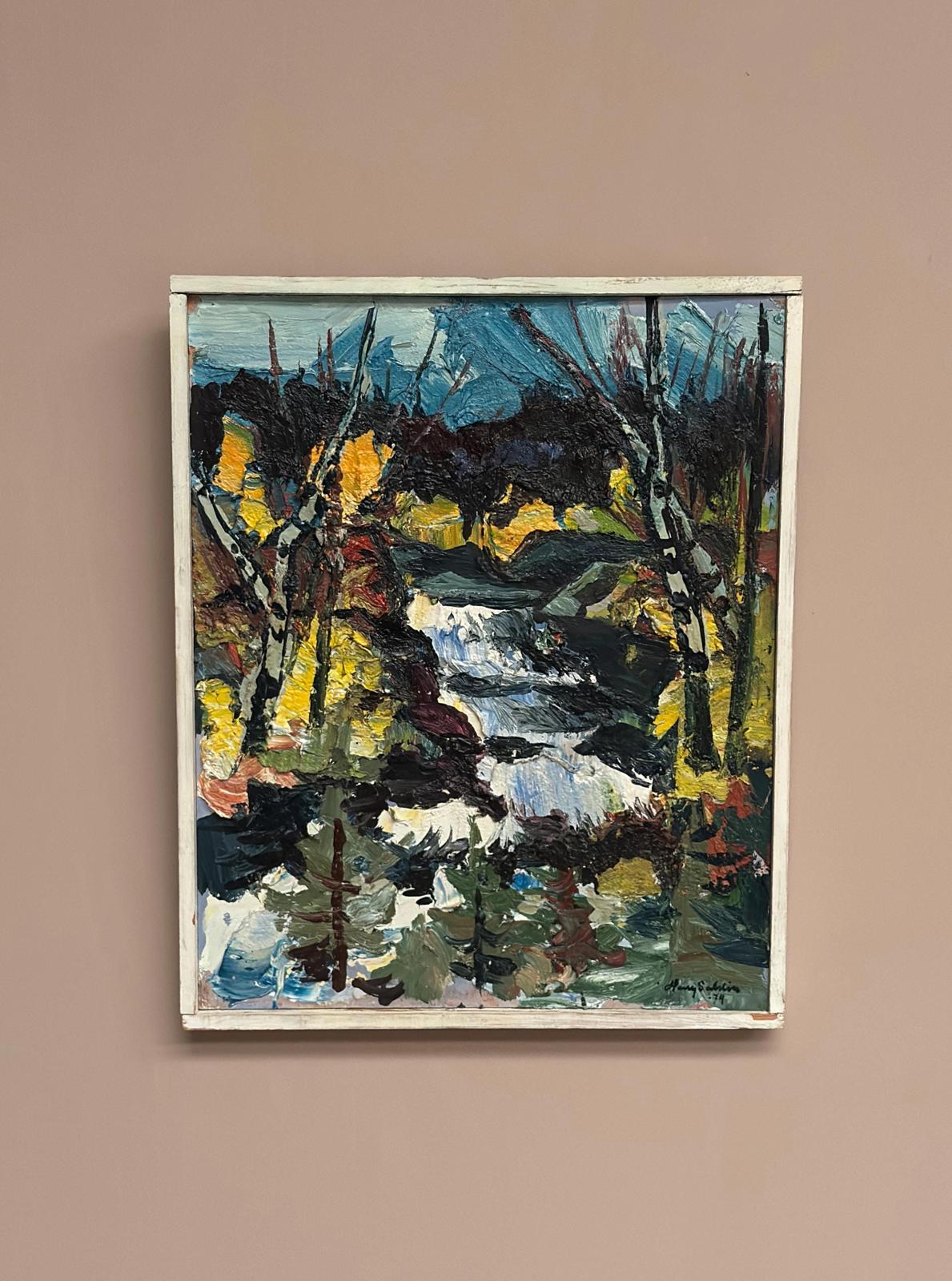 “Autumn Waterfall” by Harry Sahlin