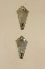 Pair Of Swedish Pewter Sconces By Ystad Tenn