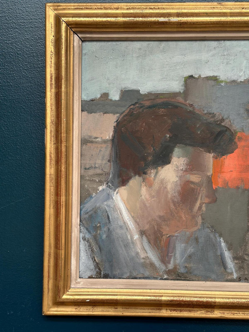 “Figure in Profile” by Sigrid Aminoff Oxenstierna 1974