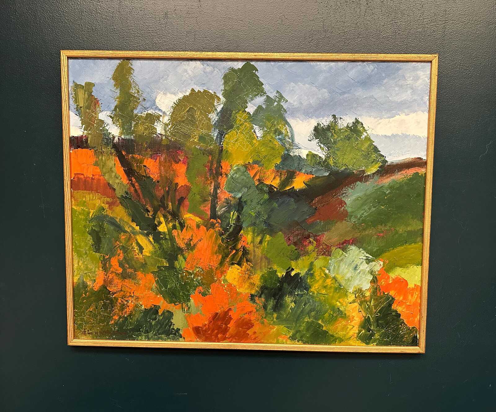 “Autumn Landscape” by Stig Hallblom