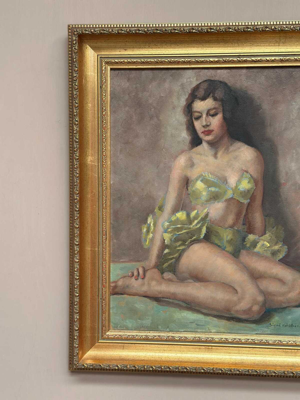“Seated Woman” by Sigrid Wahlström de Rougemont