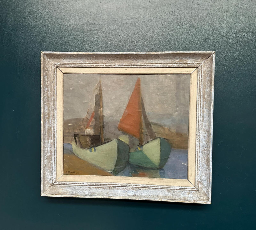 “Motif with Sailboats” by Birgit Forsell (1909–2003)