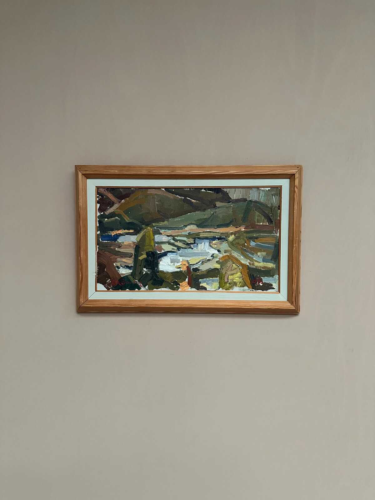 “Cubist Landscape” by O. Blomberg