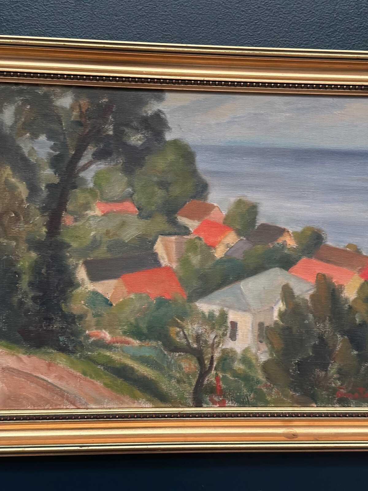 “Coastal Village” by Bernhard Önstad