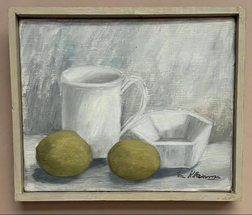 “Jug, Bowl and Fruits” by Main Klarmo‑Kärred