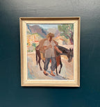 “Man with Horse” by Pelle Johanson
