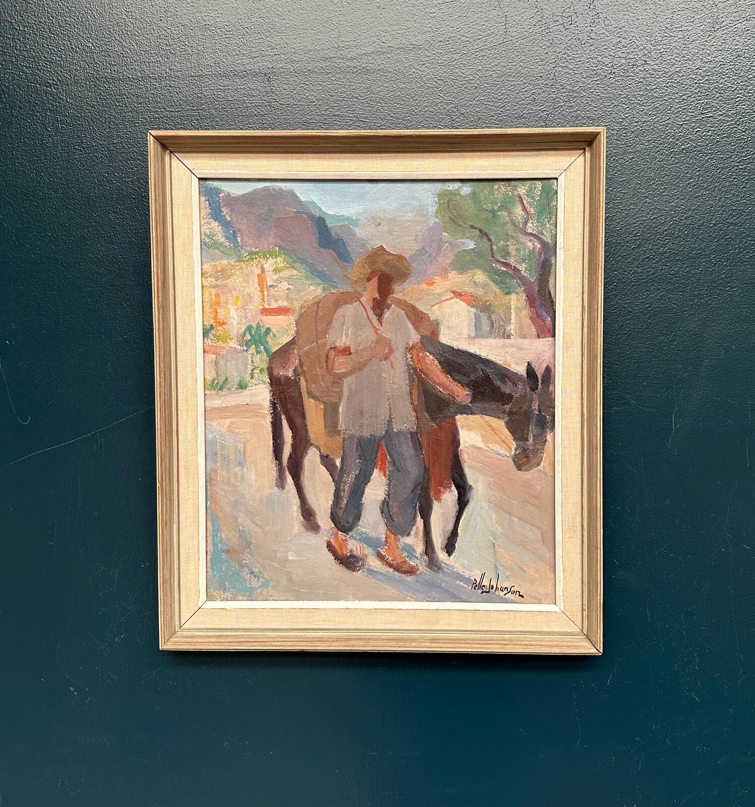 “Man with Horse” by Pelle Johanson