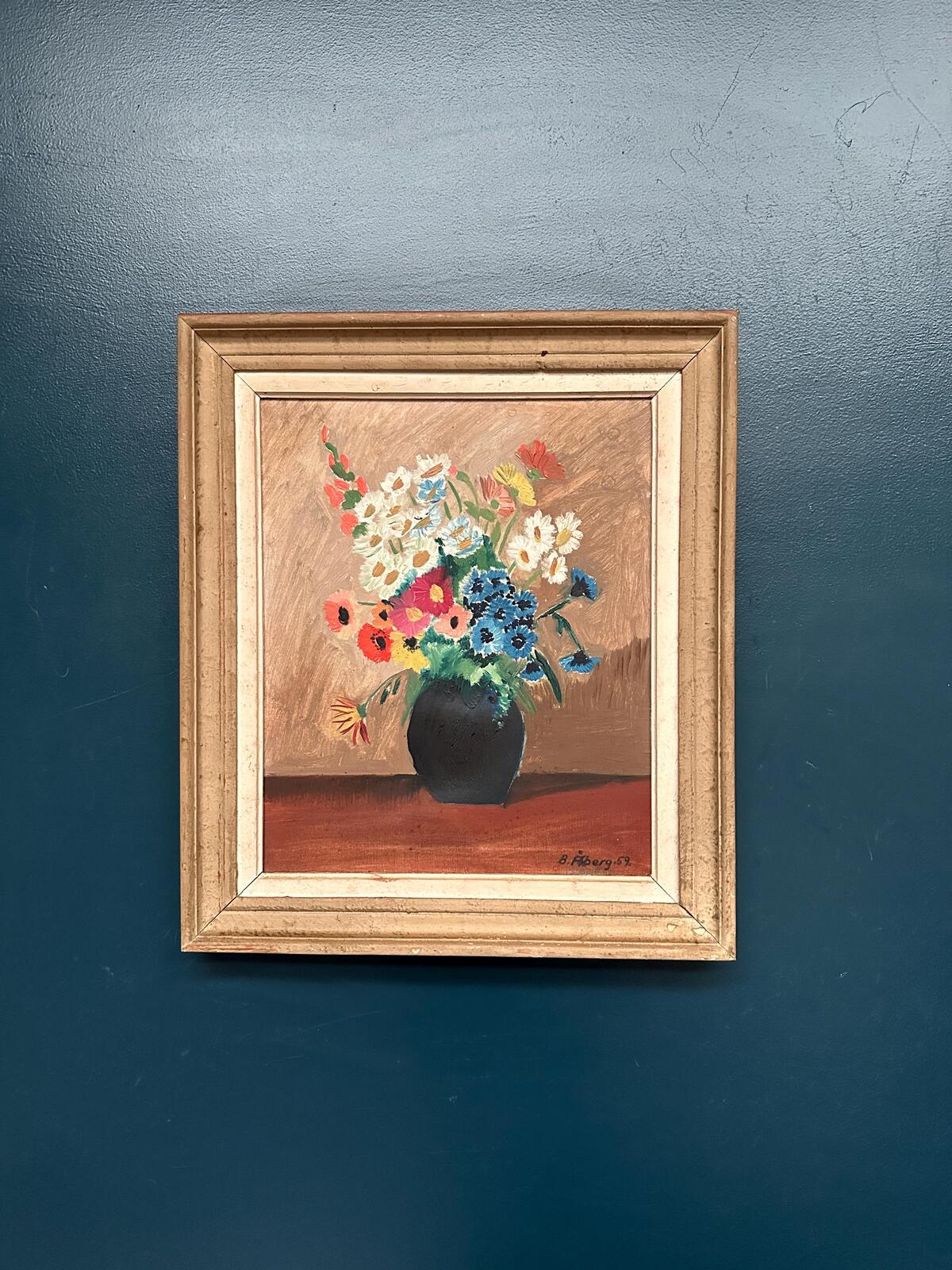“Flowers in Vase” by B. Åberg