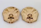 Pair Of Mid-Century Swedish Brass Sconces