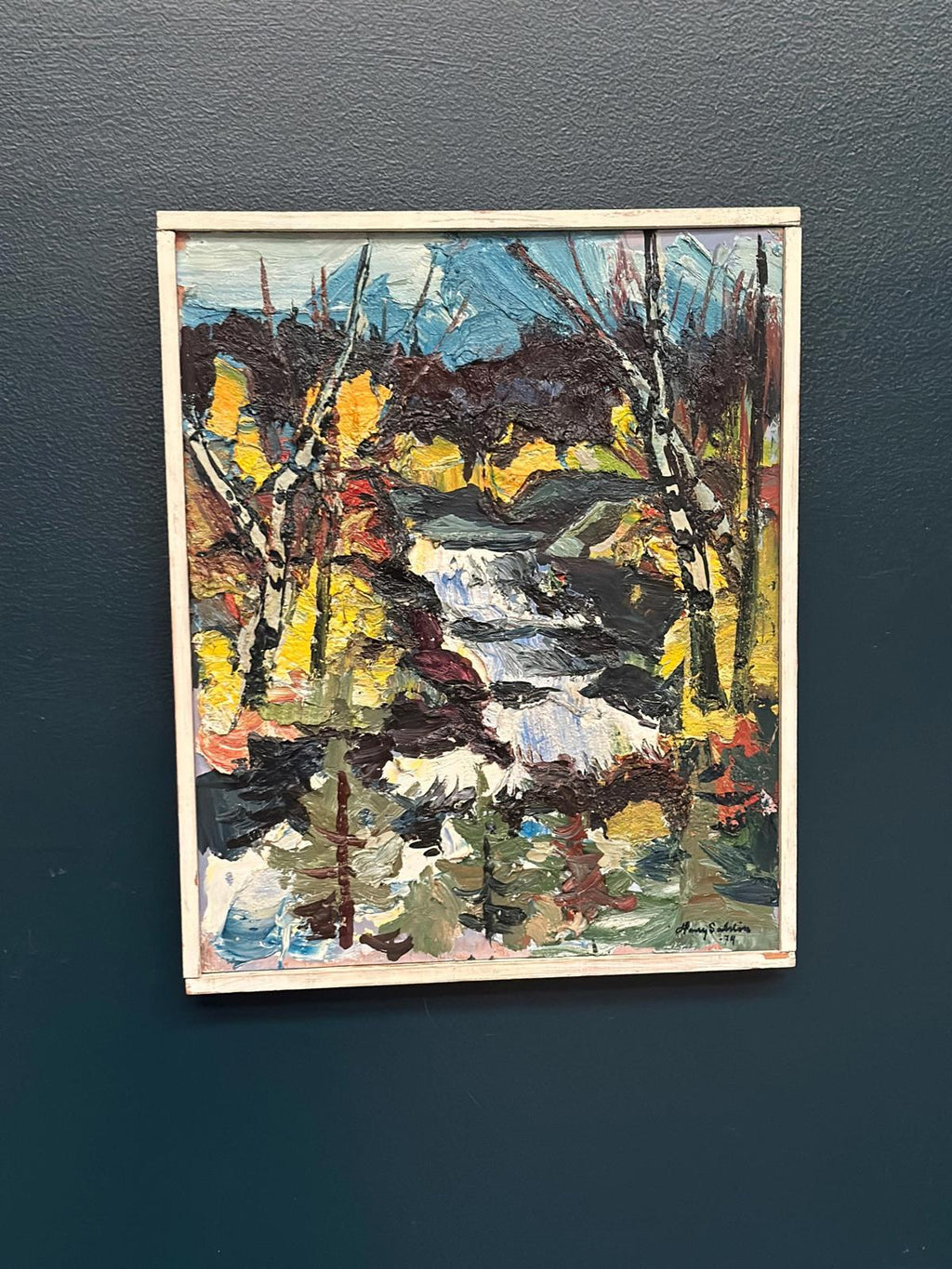 “Autumn Waterfall” by Harry Sahlin
