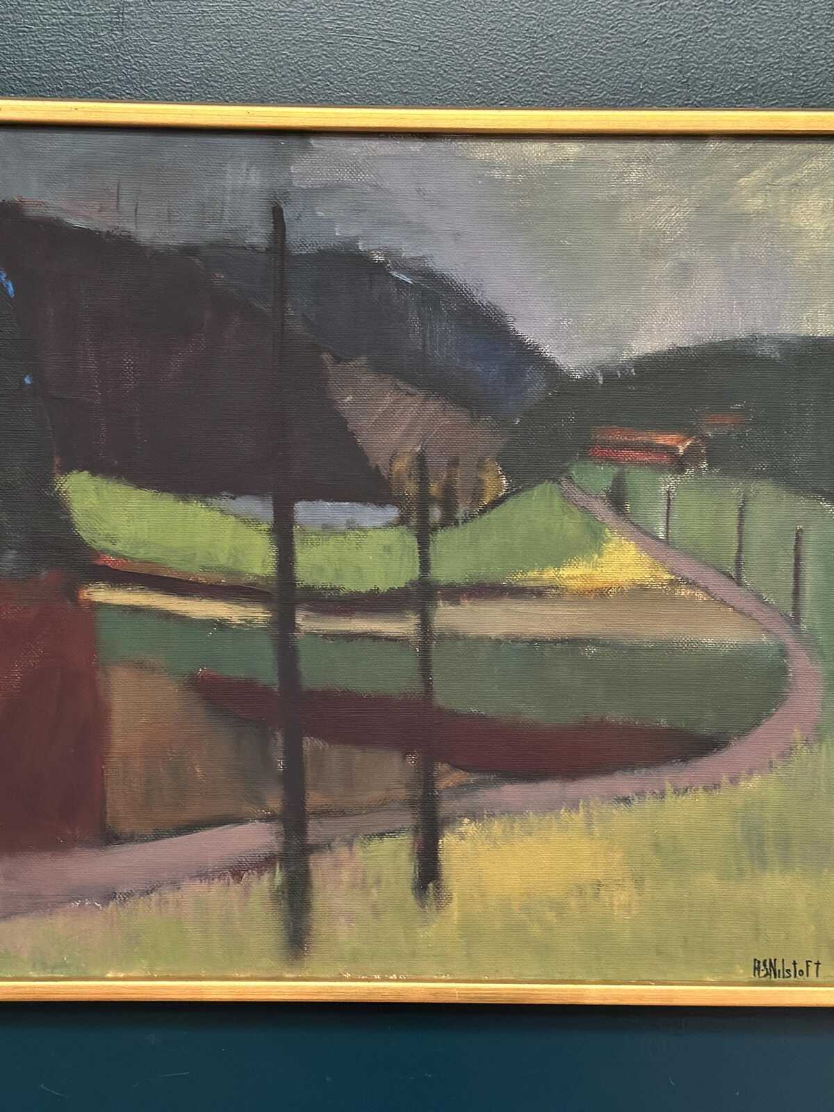 “Landscape” by Anna‑Stina Lorentze Nilstoft (1928–2017)