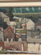 Landscape with Geometric Houses